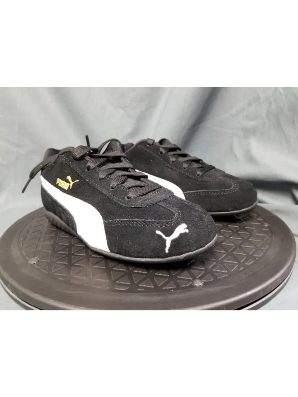Puma Girls Speedcat PS Lace Up Sneakers Black Size 1c NEW NO BOX! - Picture 10 of 11